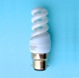 6x 7w BC Energy Saving T2 Mini Spiral Lamps