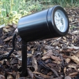 Dual Voltage Black Stainless Steel Garden Spike
