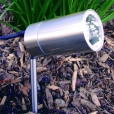 240v Stainless Steel Garden Spike Light