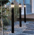 Set of 3 12v Spike Mounting Pedestal Bollards